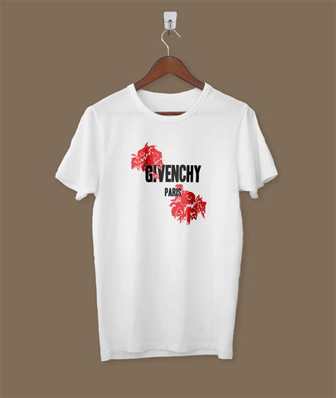 givenchy paris t shirt roses|givenchy paris t shirt men.